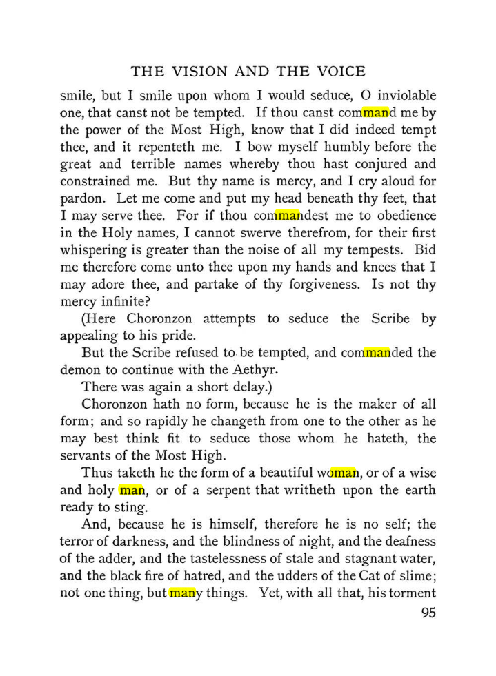 Original scan of The Vision and the Voice, PDF page 97