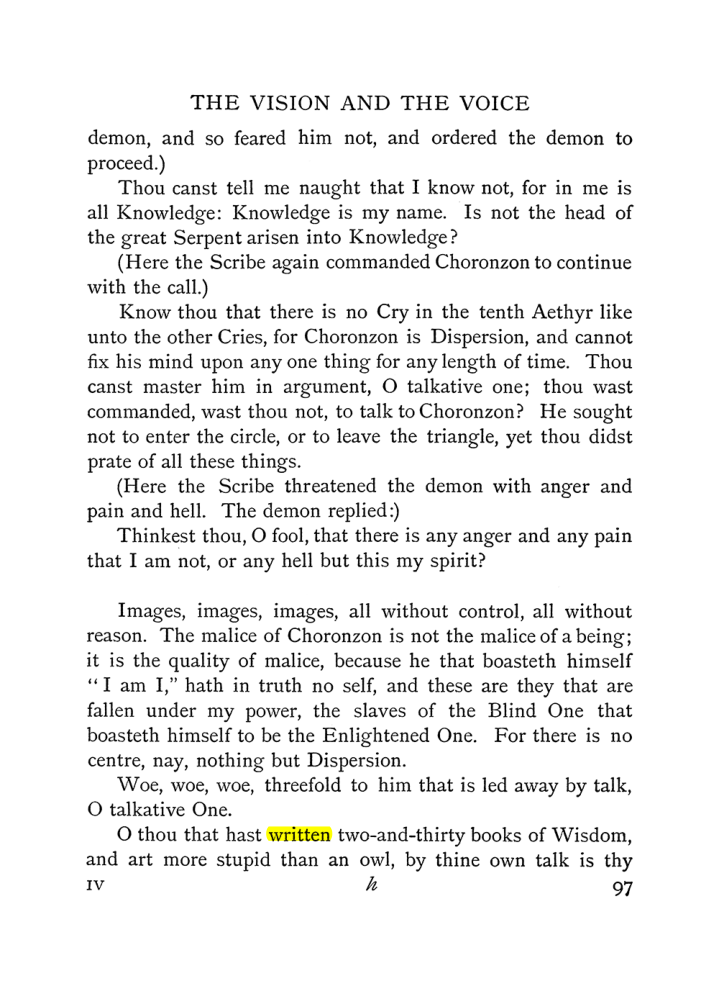 Original scan of The Vision and the Voice, PDF page 99