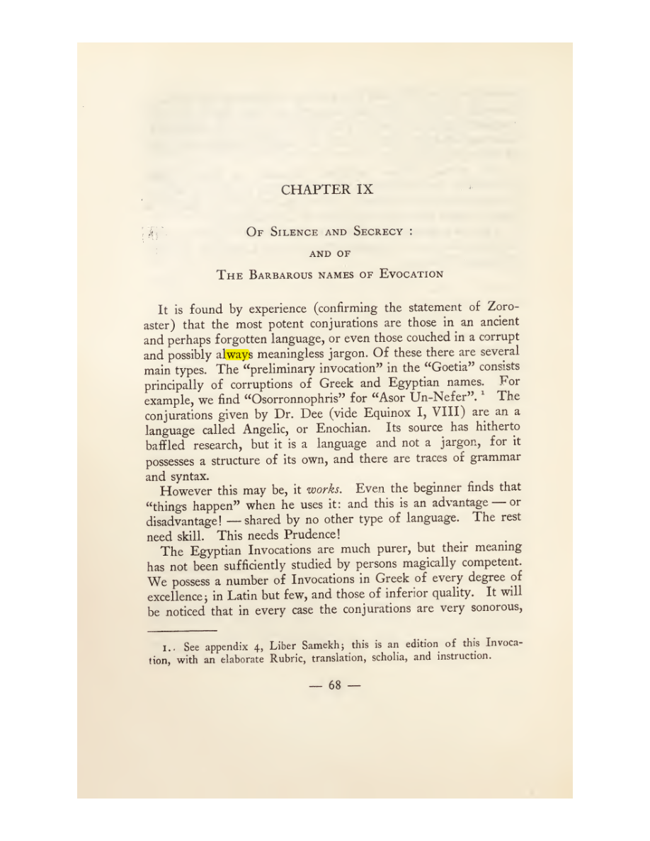 Original scan of Magick in Theory and Practice (Section 1), PDF page 104