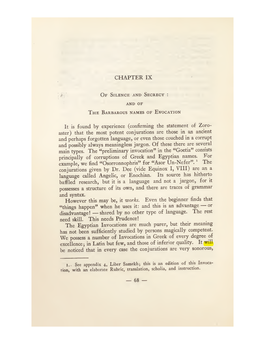 Original scan of Magick in Theory and Practice (Section 1), PDF page 104