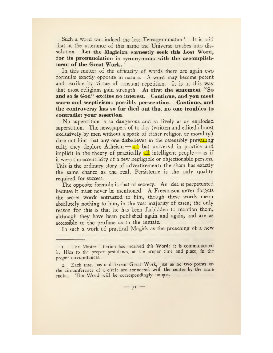 Original scan of Magick in Theory and Practice (Section 1), PDF page 107