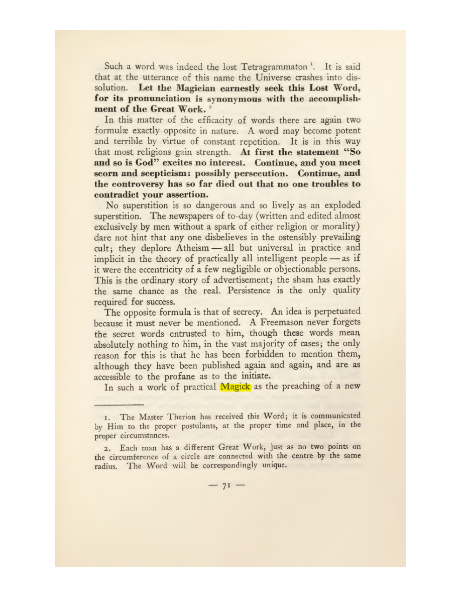 Original scan of Magick in Theory and Practice (Section 1), PDF page 107