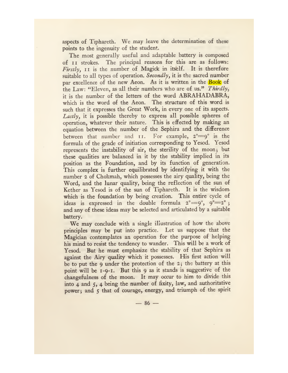Original scan of Magick in Theory and Practice (Section 1), PDF page 122