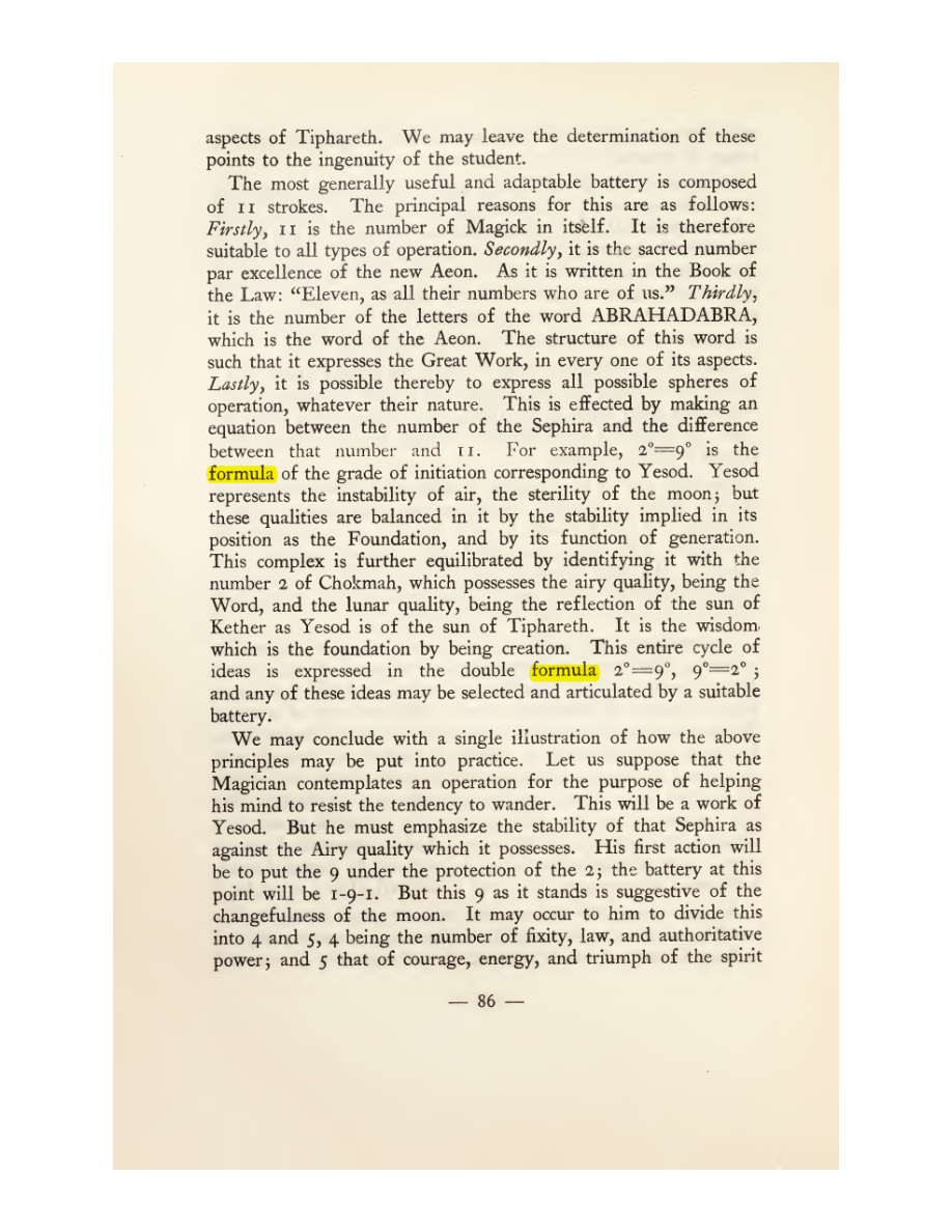 Original scan of Magick in Theory and Practice (Section 1), PDF page 122