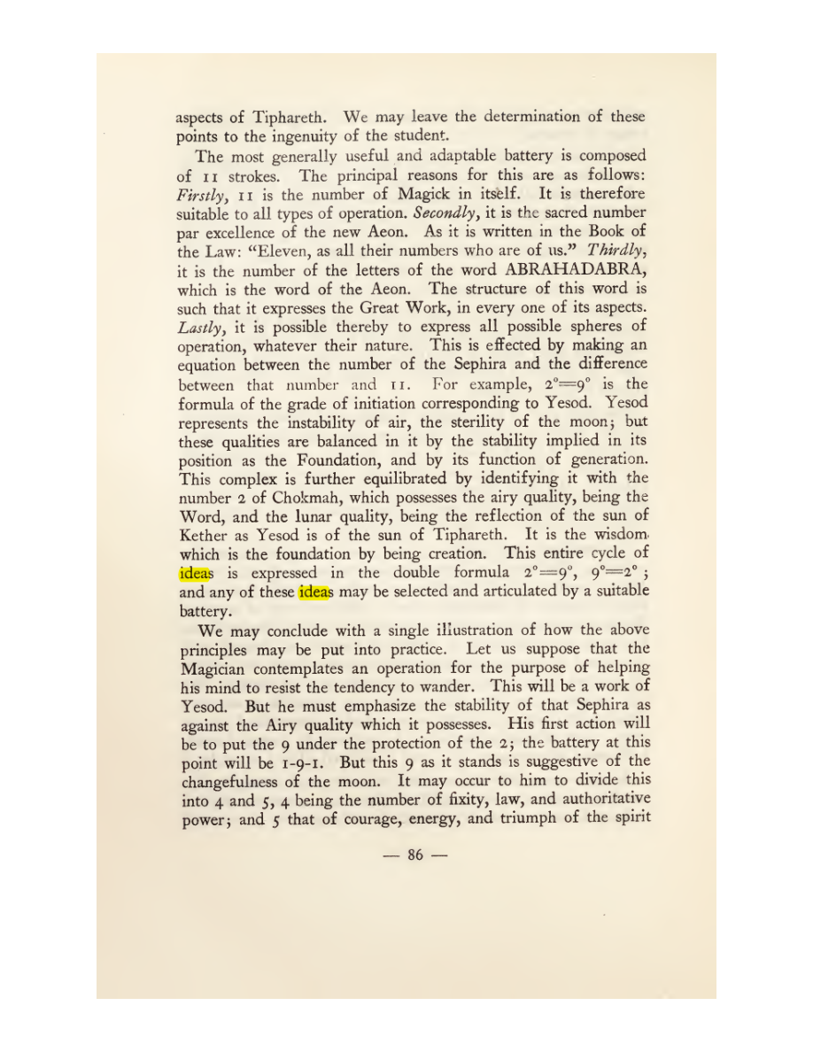 Original scan of Magick in Theory and Practice (Section 1), PDF page 122