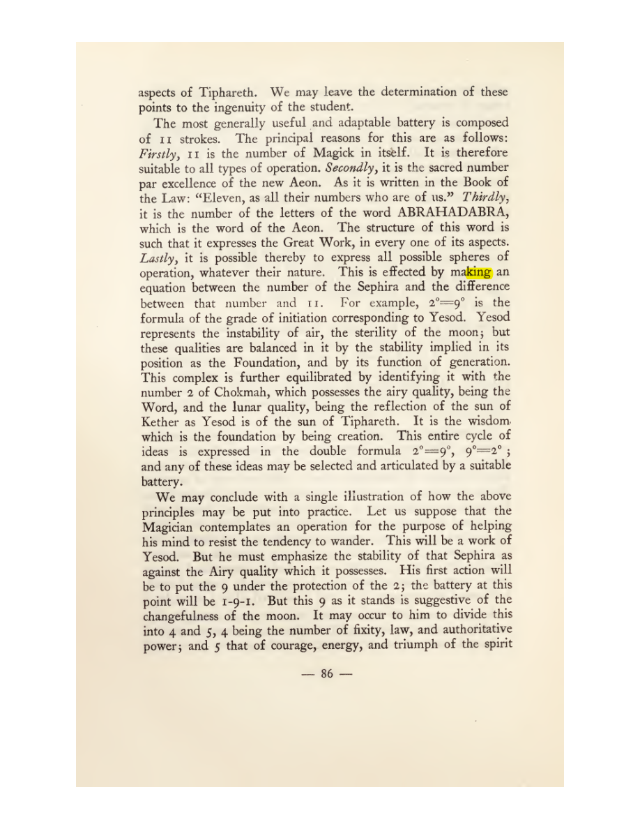 Original scan of Magick in Theory and Practice (Section 1), PDF page 122