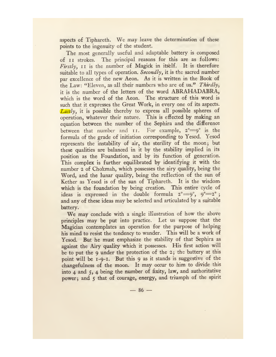 Original scan of Magick in Theory and Practice (Section 1), PDF page 122