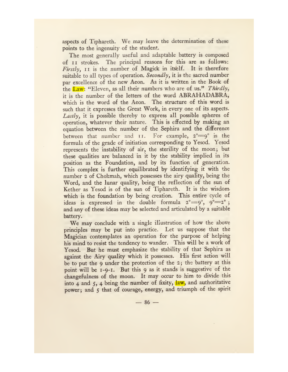 Original scan of Magick in Theory and Practice (Section 1), PDF page 122