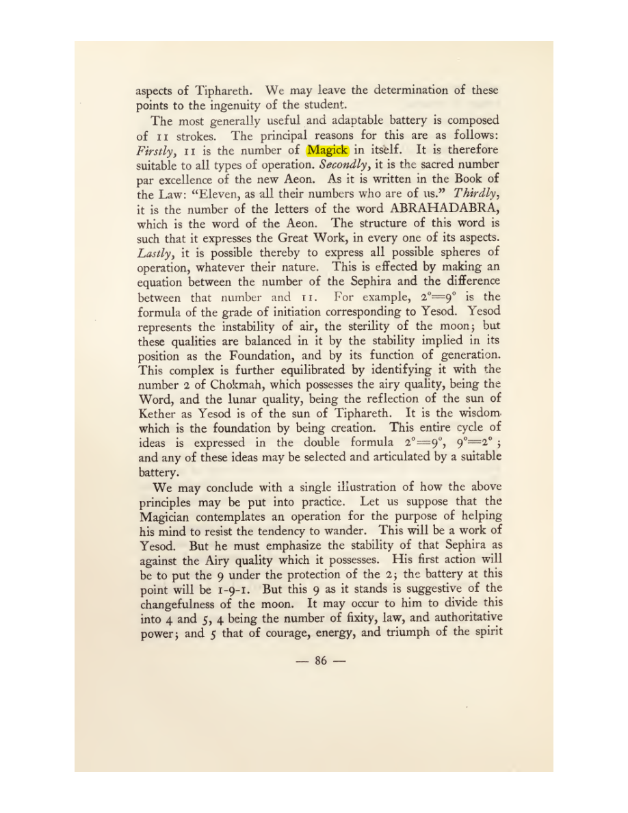 Original scan of Magick in Theory and Practice (Section 1), PDF page 122