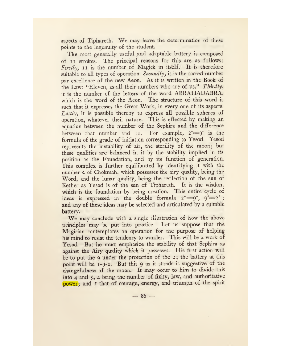 Original scan of Magick in Theory and Practice (Section 1), PDF page 122