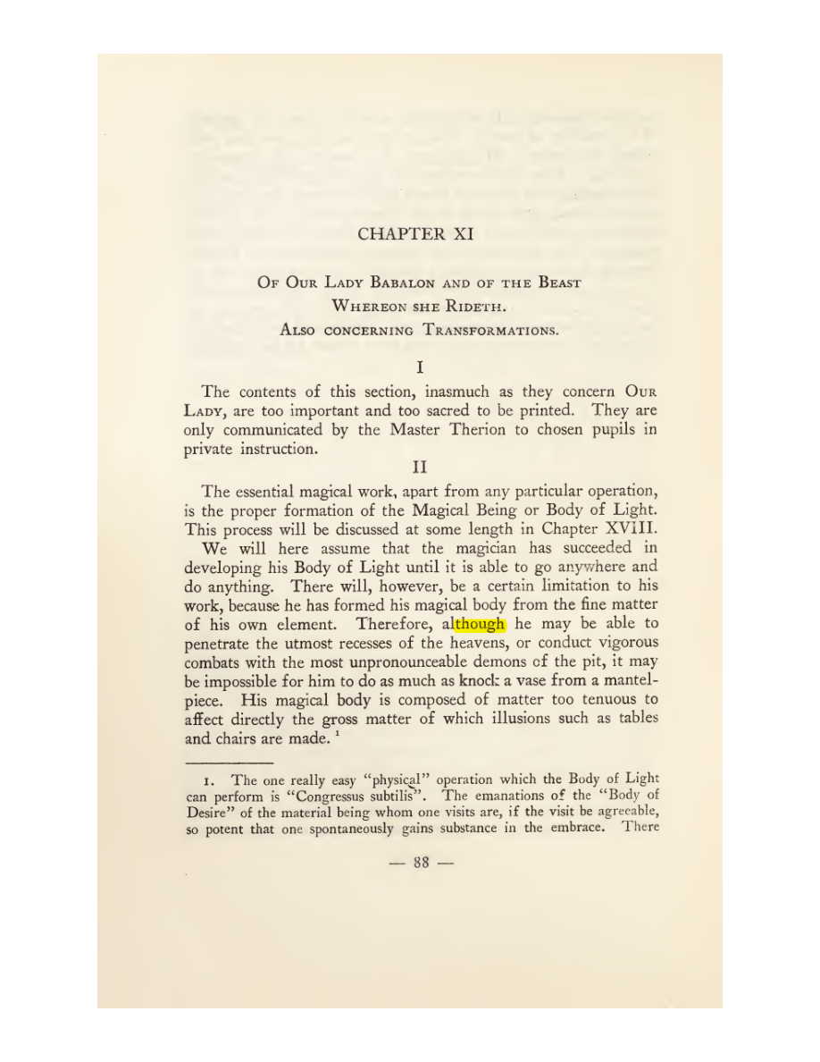 Original scan of Magick in Theory and Practice (Section 1), PDF page 124