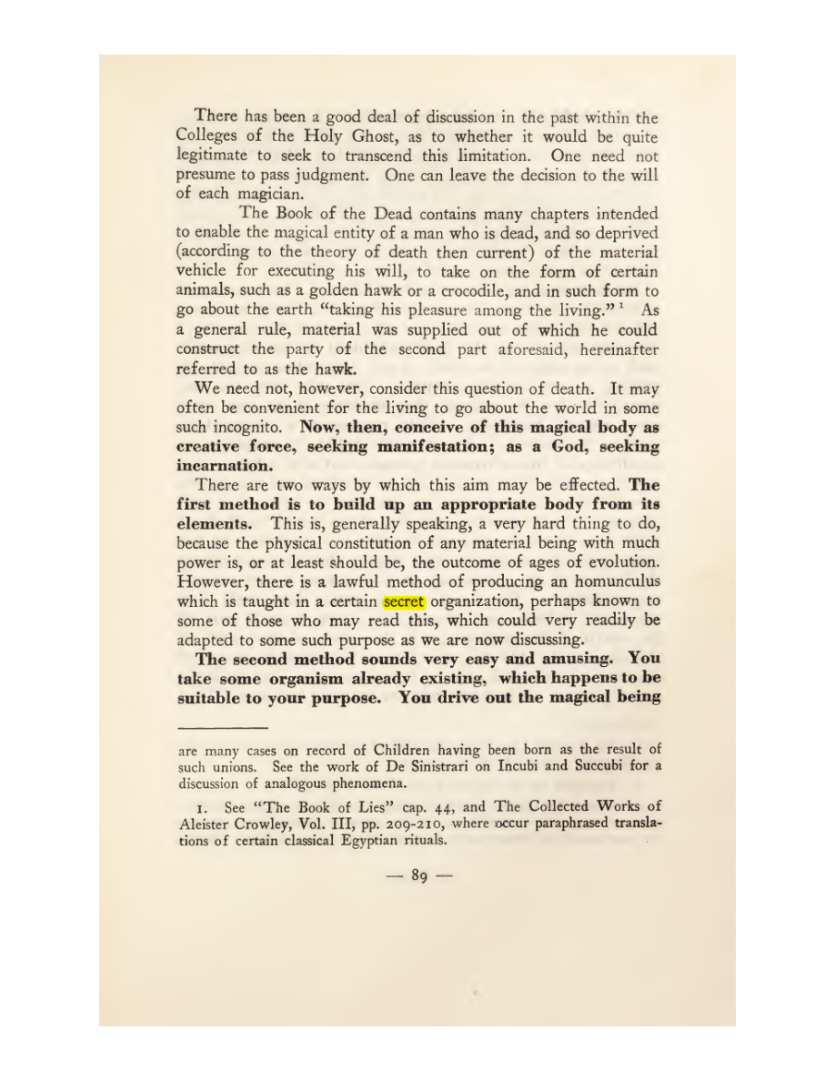 Original scan of Magick in Theory and Practice (Section 1), PDF page 125