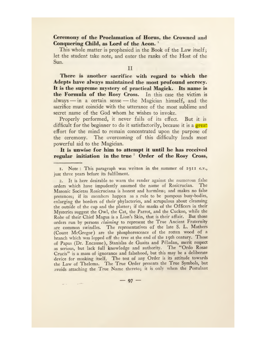 Original scan of Magick in Theory and Practice (Section 1), PDF page 133