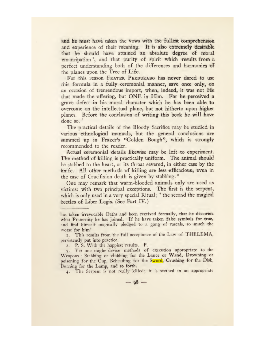 Original scan of Magick in Theory and Practice (Section 1), PDF page 134