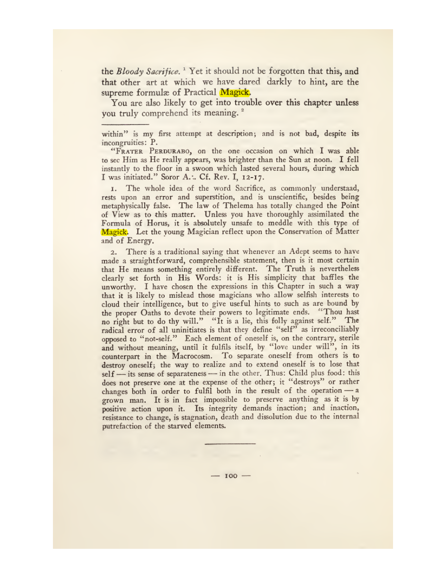 Original scan of Magick in Theory and Practice (Section 1), PDF page 136