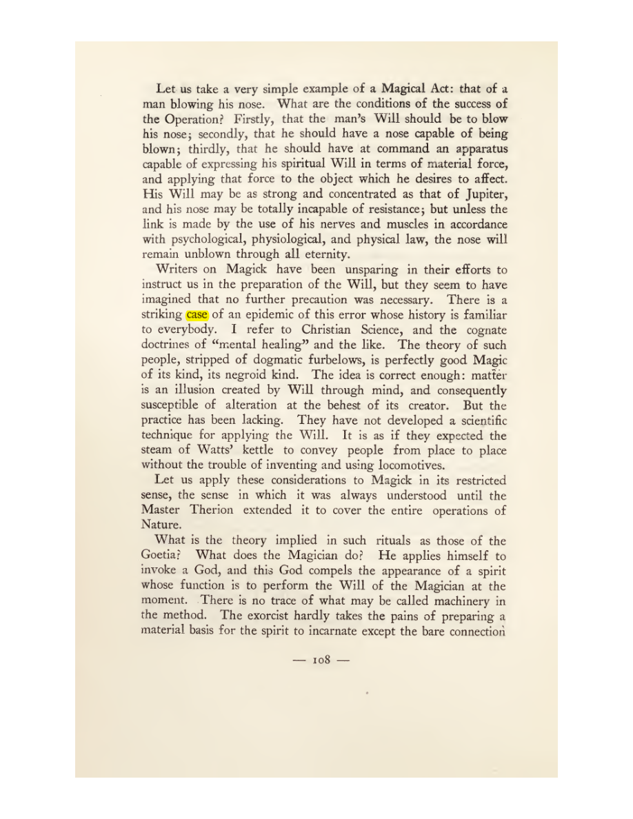 Original scan of Magick in Theory and Practice (Section 1), PDF page 144