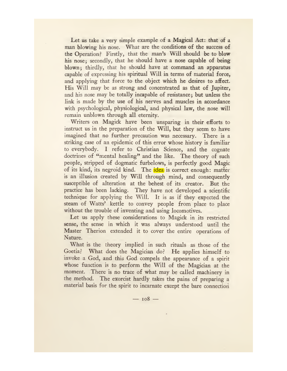 Original scan of Magick in Theory and Practice (Section 1), PDF page 144