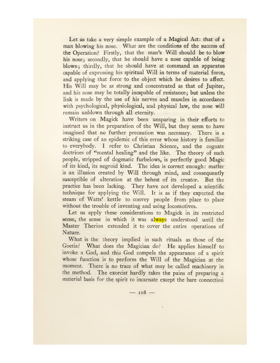 Original scan of Magick in Theory and Practice (Section 1), PDF page 144