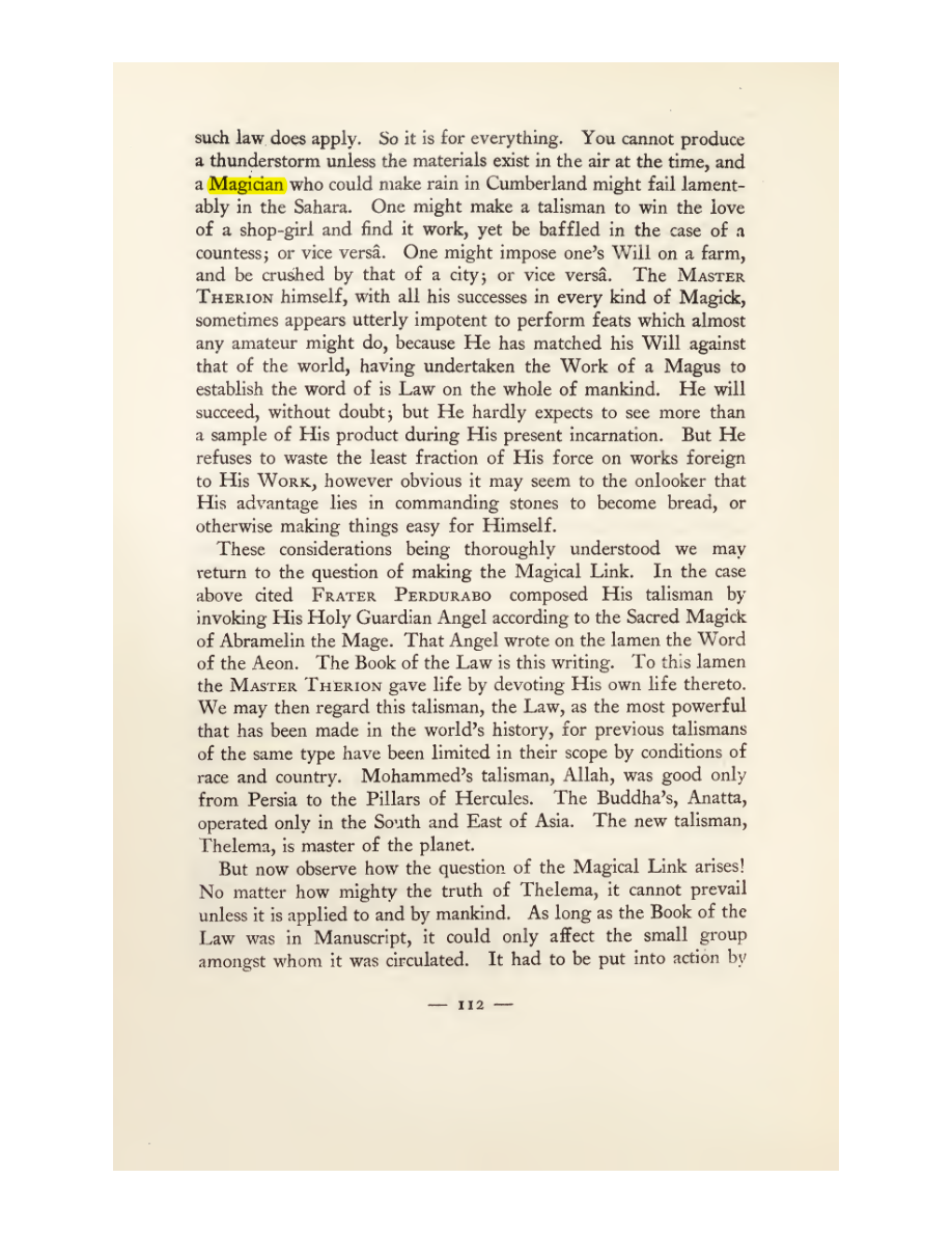 Original scan of Magick in Theory and Practice (Section 1), PDF page 148
