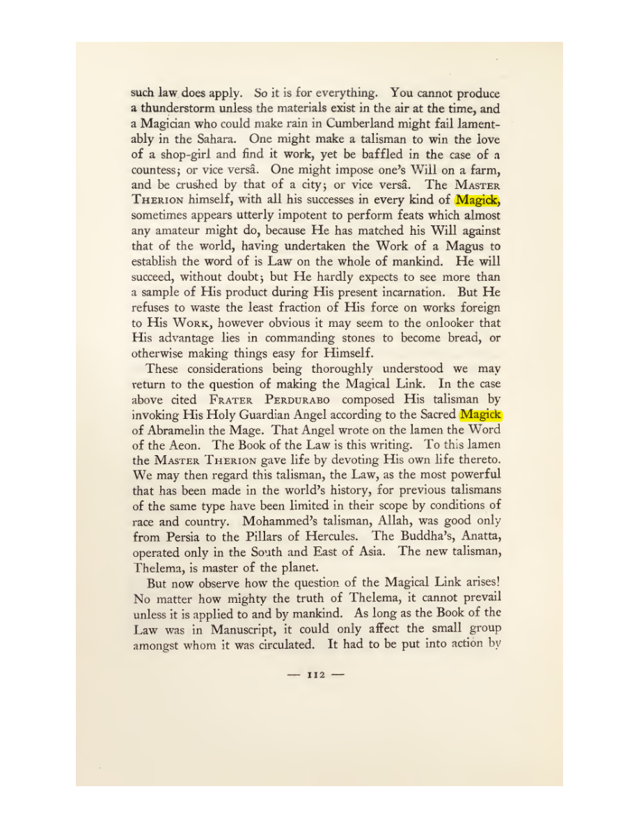 Original scan of Magick in Theory and Practice (Section 1), PDF page 148