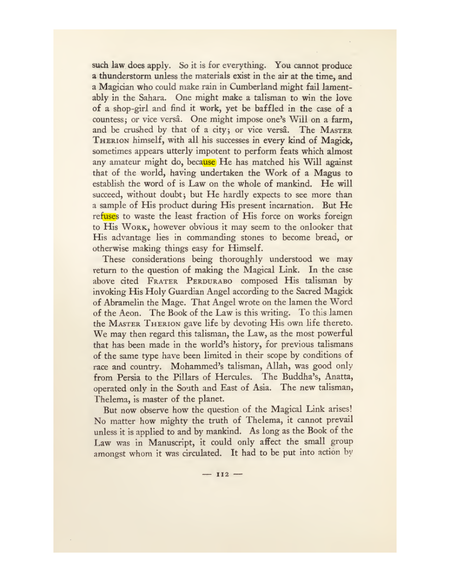 Original scan of Magick in Theory and Practice (Section 1), PDF page 148