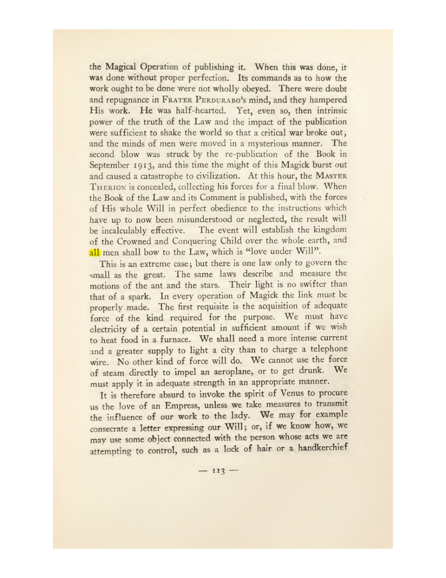 Original scan of Magick in Theory and Practice (Section 1), PDF page 149