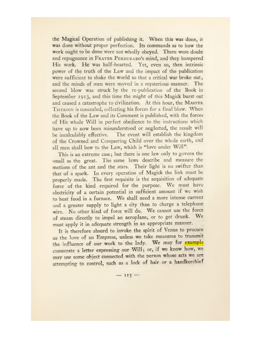 Original scan of Magick in Theory and Practice (Section 1), PDF page 149