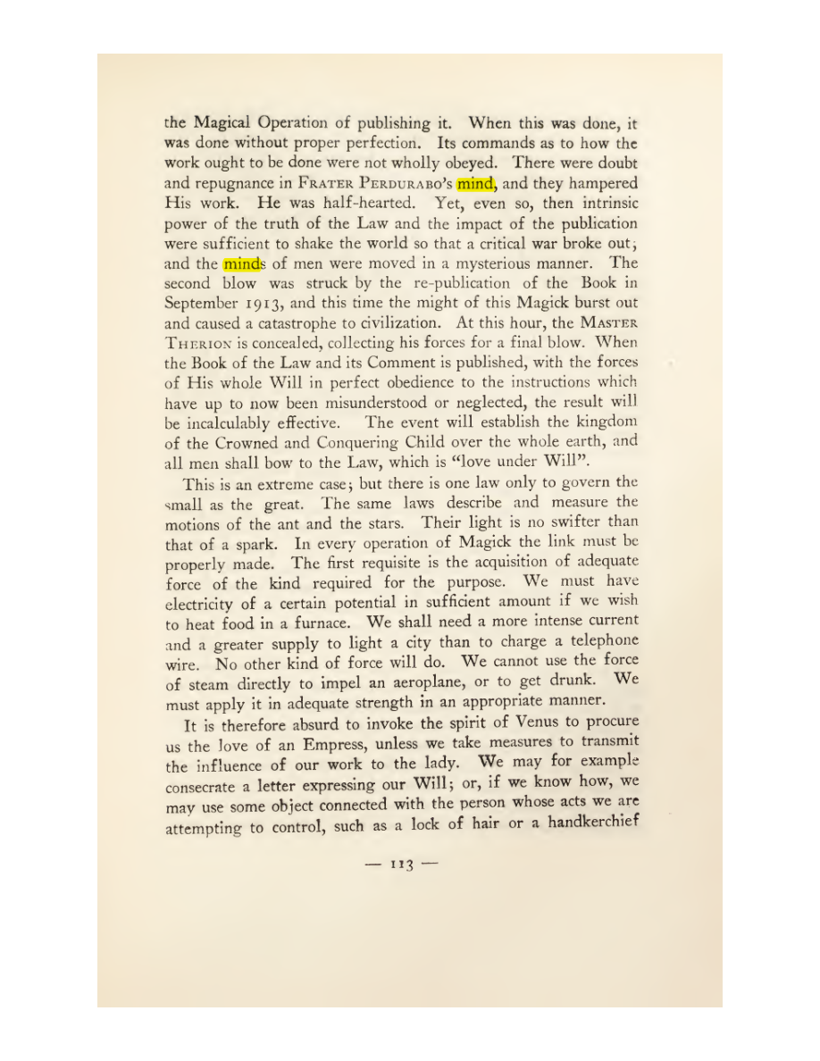 Original scan of Magick in Theory and Practice (Section 1), PDF page 149