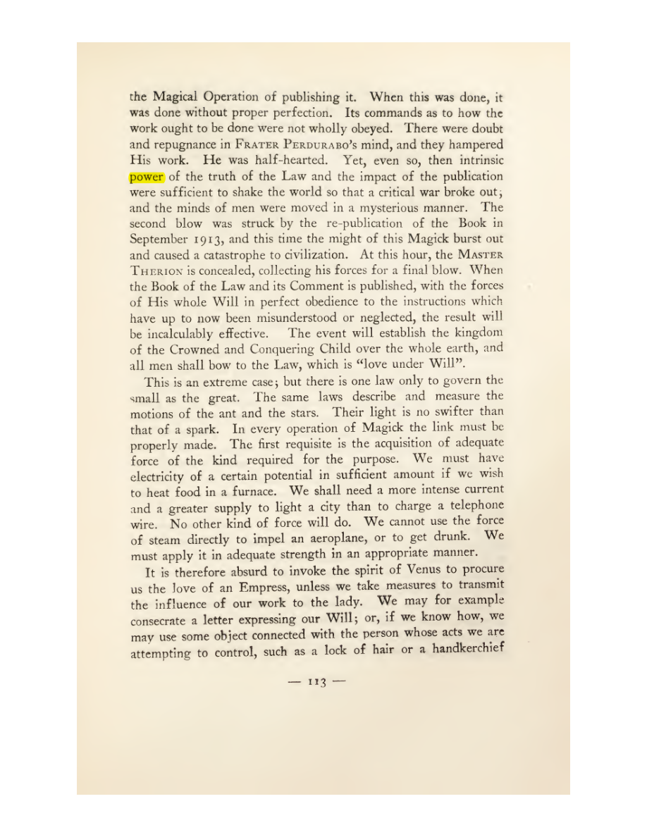 Original scan of Magick in Theory and Practice (Section 1), PDF page 149