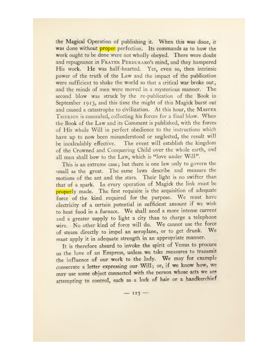 Original scan of Magick in Theory and Practice (Section 1), PDF page 149