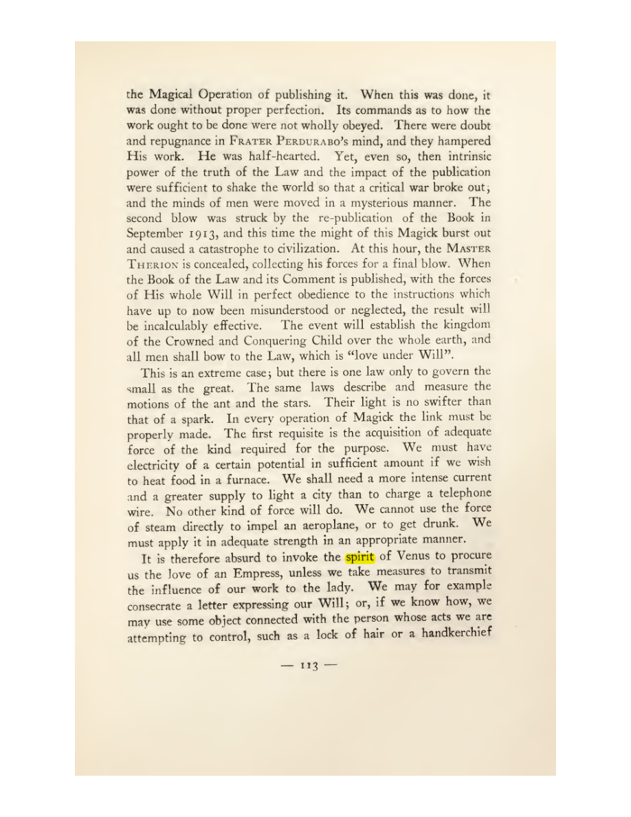Original scan of Magick in Theory and Practice (Section 1), PDF page 149