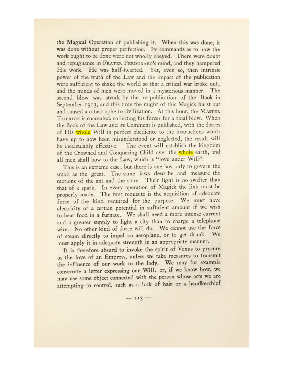 Original scan of Magick in Theory and Practice (Section 1), PDF page 149