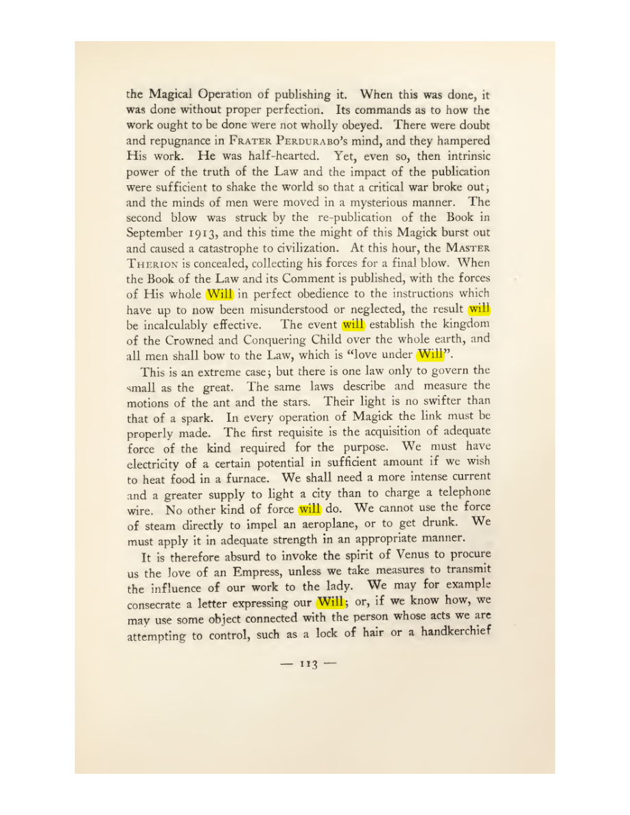 Original scan of Magick in Theory and Practice (Section 1), PDF page 149