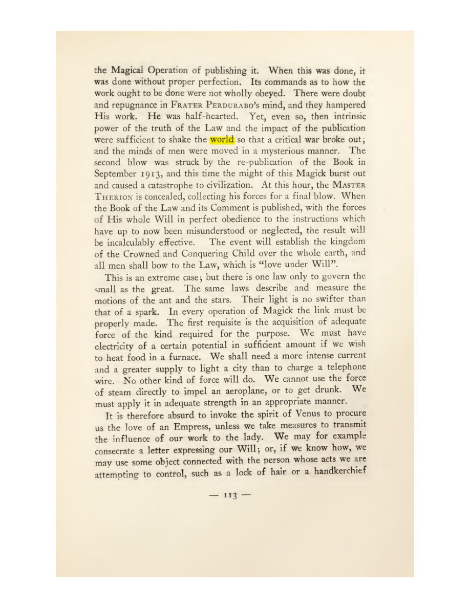 Original scan of Magick in Theory and Practice (Section 1), PDF page 149
