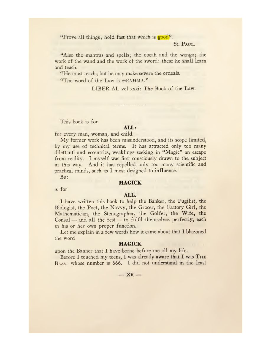 Original scan of Magick in Theory and Practice (Section 1), PDF page 17