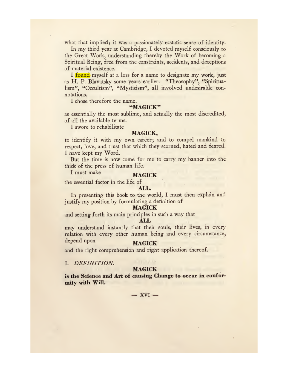 Original scan of Magick in Theory and Practice (Section 1), PDF page 18