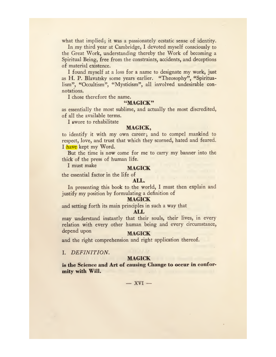 Original scan of Magick in Theory and Practice (Section 1), PDF page 18