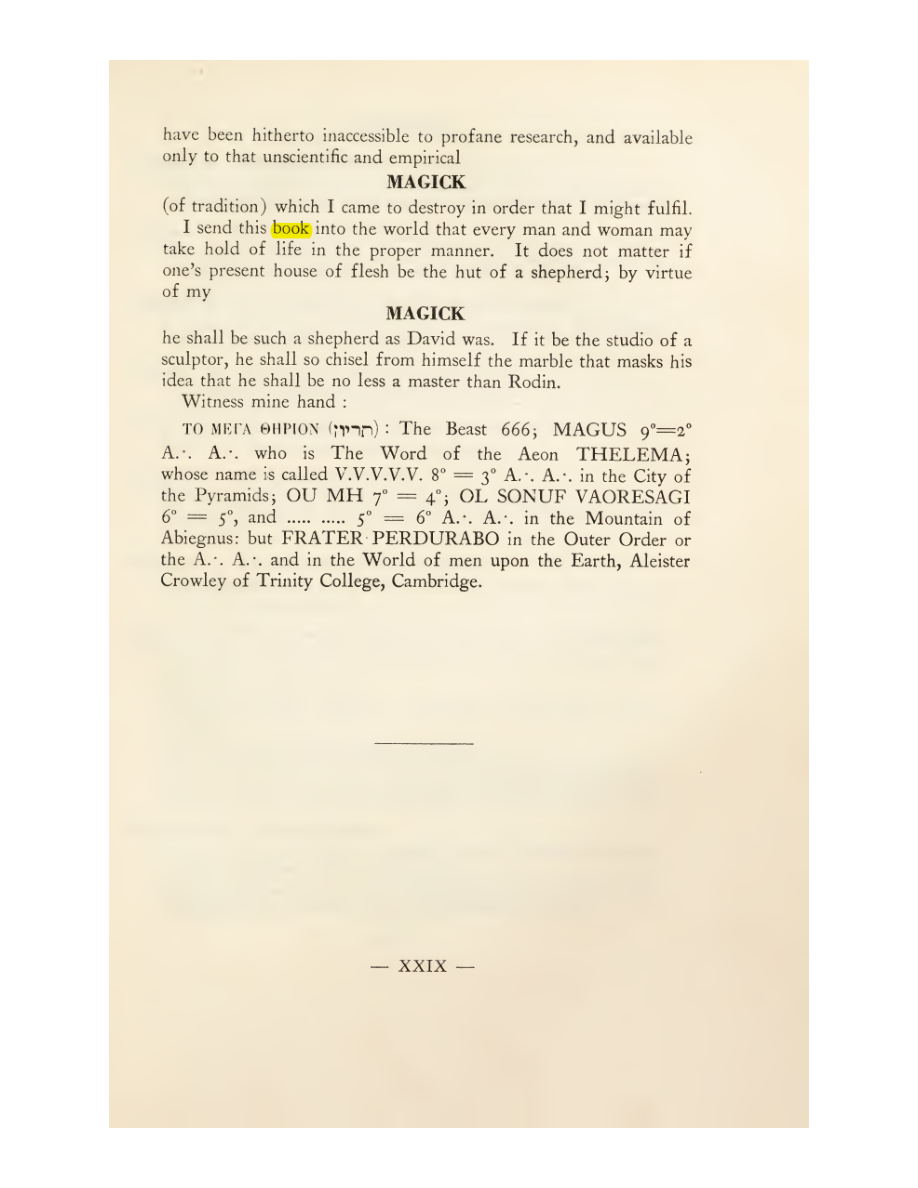 Original scan of Magick in Theory and Practice (Section 1), PDF page 31