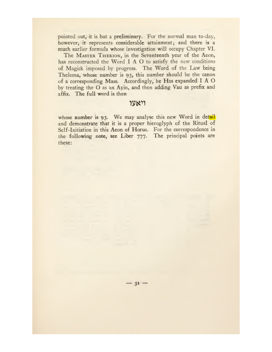 Original scan of Magick in Theory and Practice (Section 1), PDF page 67