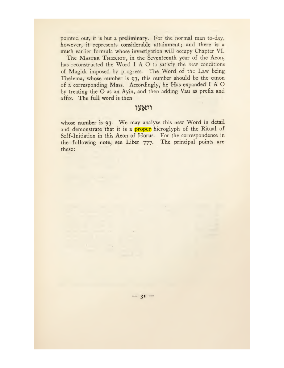 Original scan of Magick in Theory and Practice (Section 1), PDF page 67