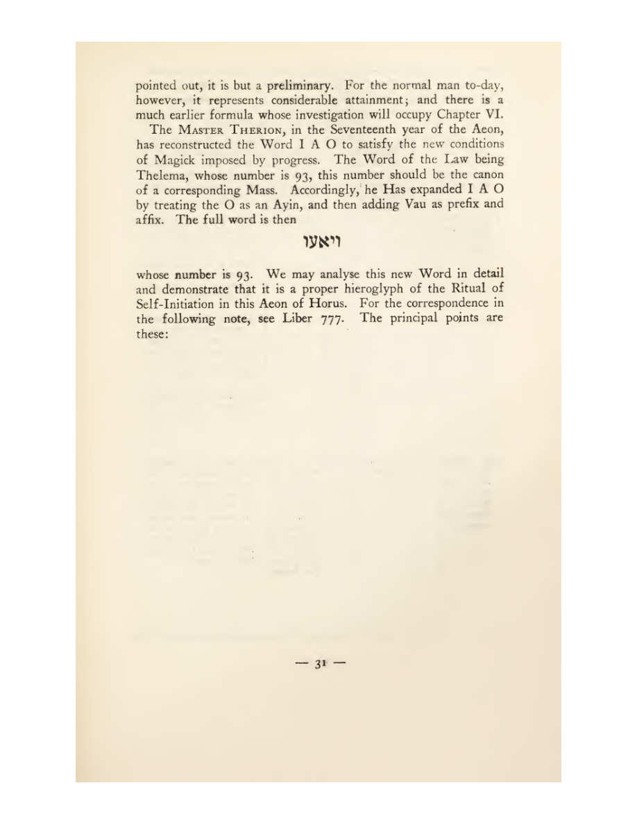 Original scan of Magick in Theory and Practice (Section 1), PDF page 67