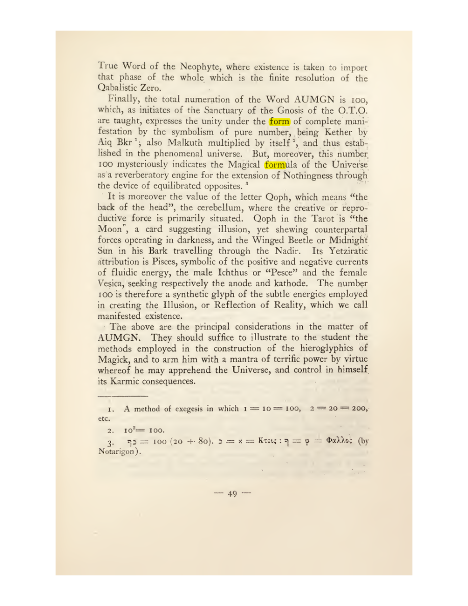 Original scan of Magick in Theory and Practice (Section 1), PDF page 85