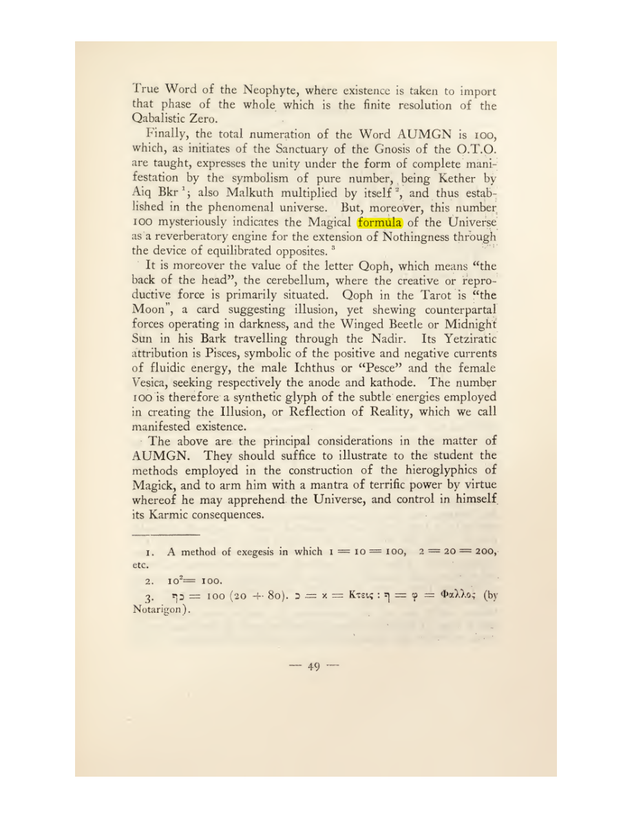 Original scan of Magick in Theory and Practice (Section 1), PDF page 85