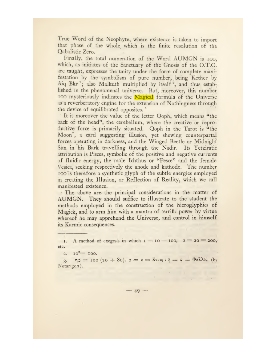 Original scan of Magick in Theory and Practice (Section 1), PDF page 85
