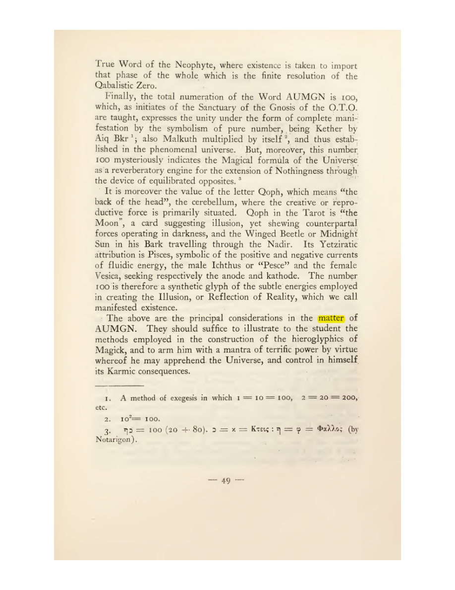 Original scan of Magick in Theory and Practice (Section 1), PDF page 85