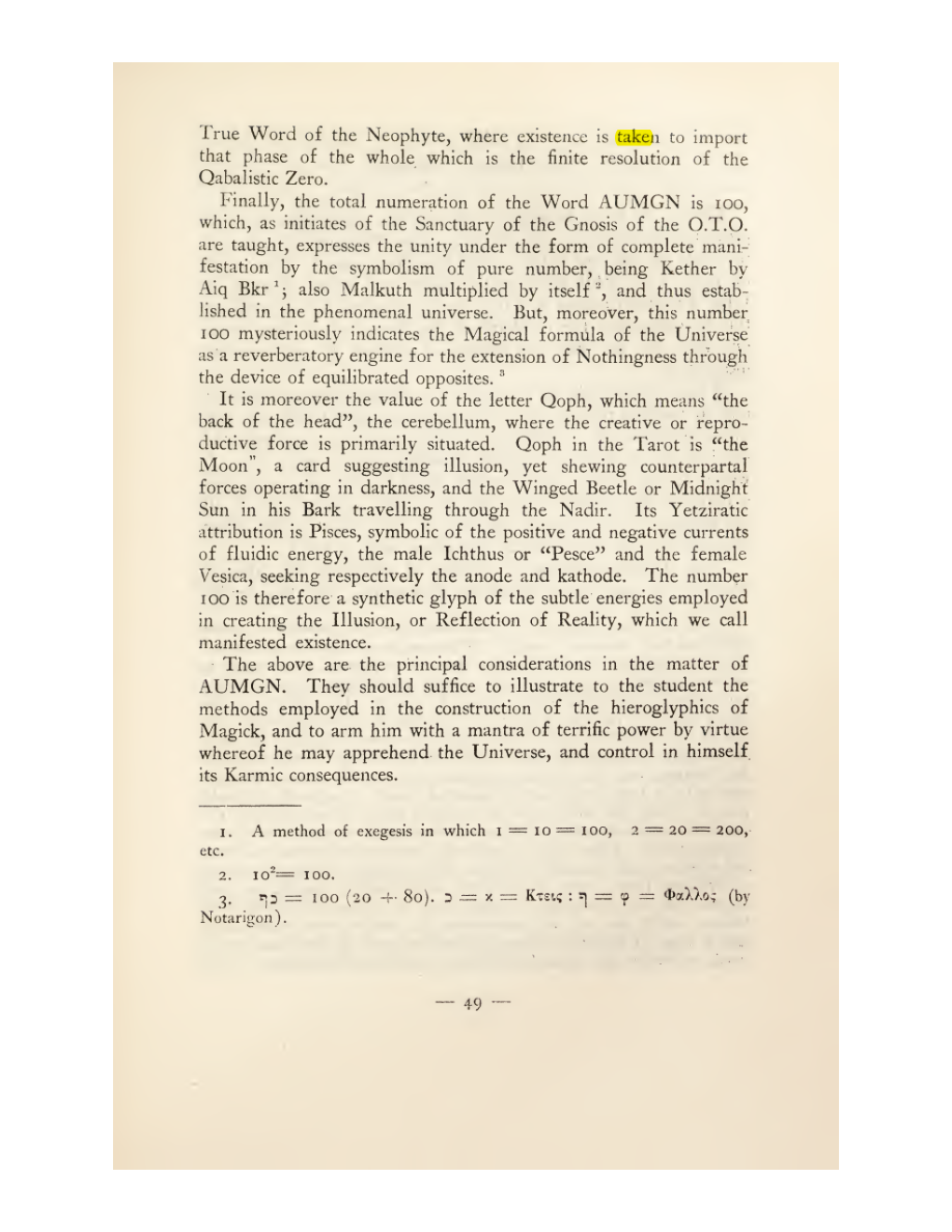 Original scan of Magick in Theory and Practice (Section 1), PDF page 85