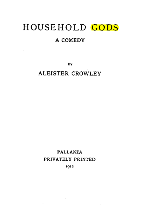 Original scan of Household Gods, PDF page 2