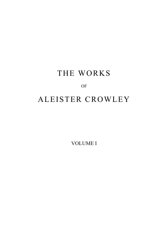 Original scan of Collected Works (Vol. I), PDF page 1