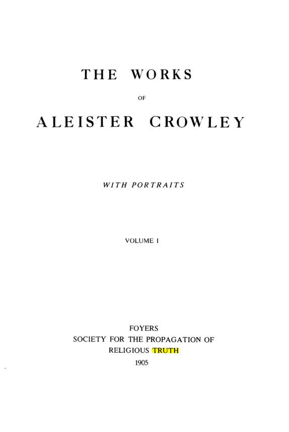 Original scan of Collected Works (Vol. I), PDF page 3