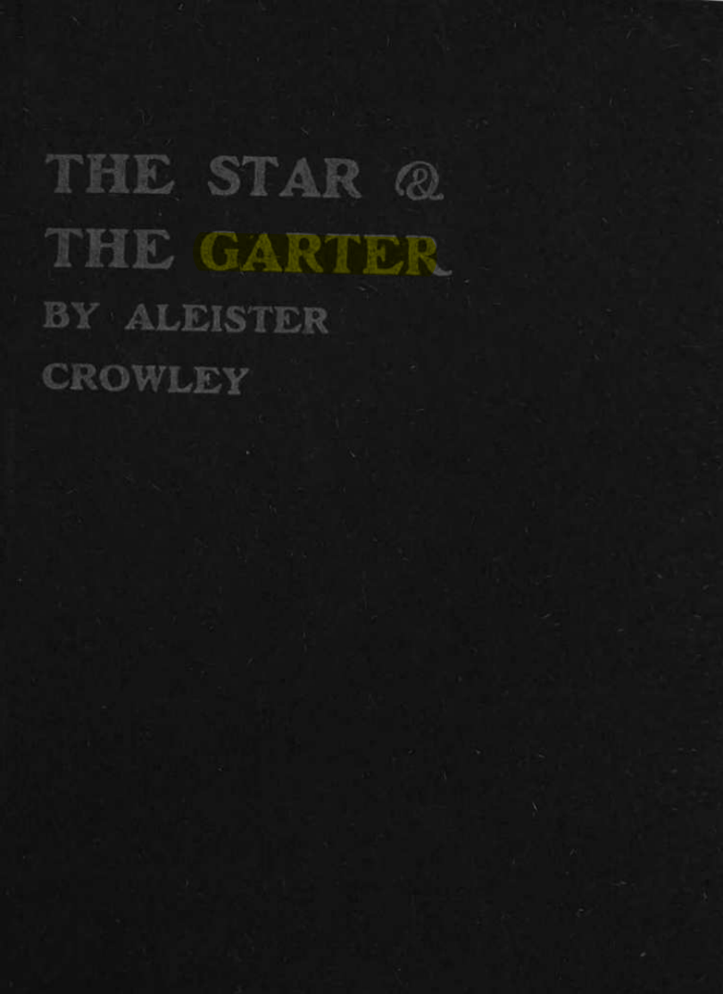 Original scan of The Star and the Garter, PDF page 1